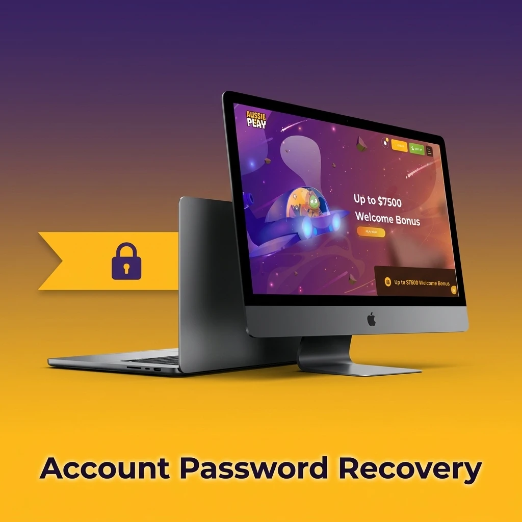 Steps to recover your Aussie Play Casino account password using the forgot password link and email reset process