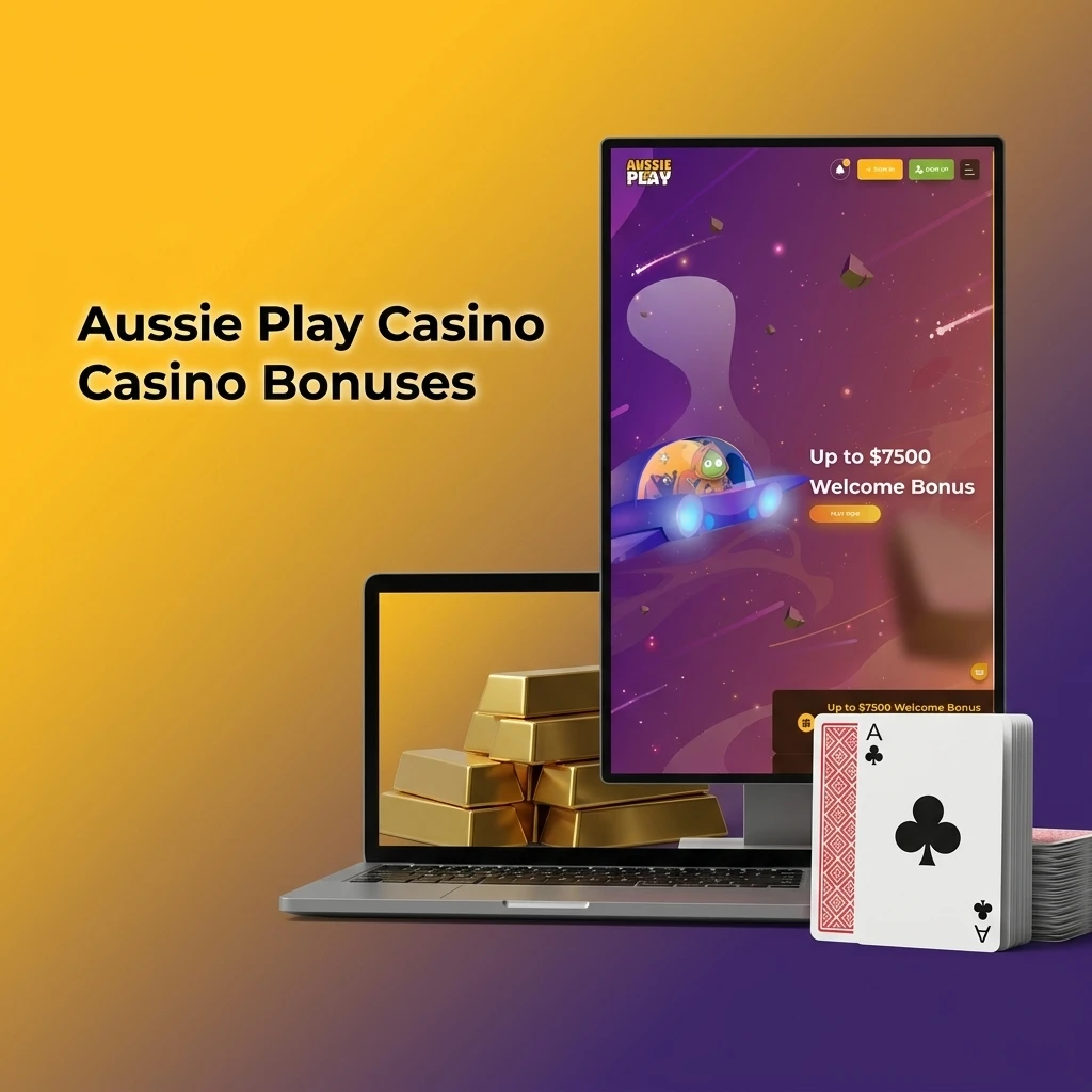 Aussie Play Casino bonuses including welcome slots offer, reload, cashback, and free spins promotions for players
