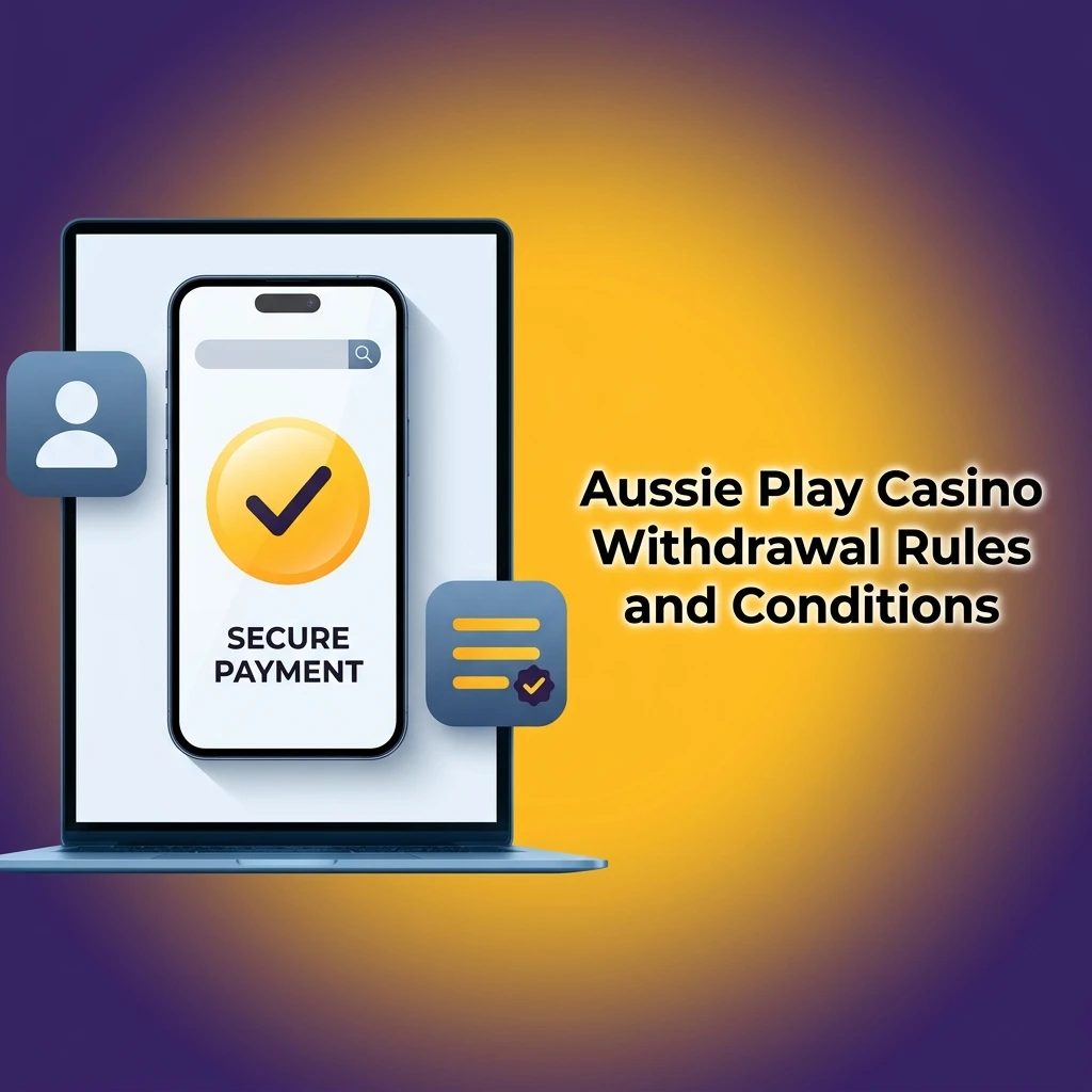 Aussie Play Casino withdrawal rules covering verification, wagering requirements, limits, and processing timeframes for Australian players