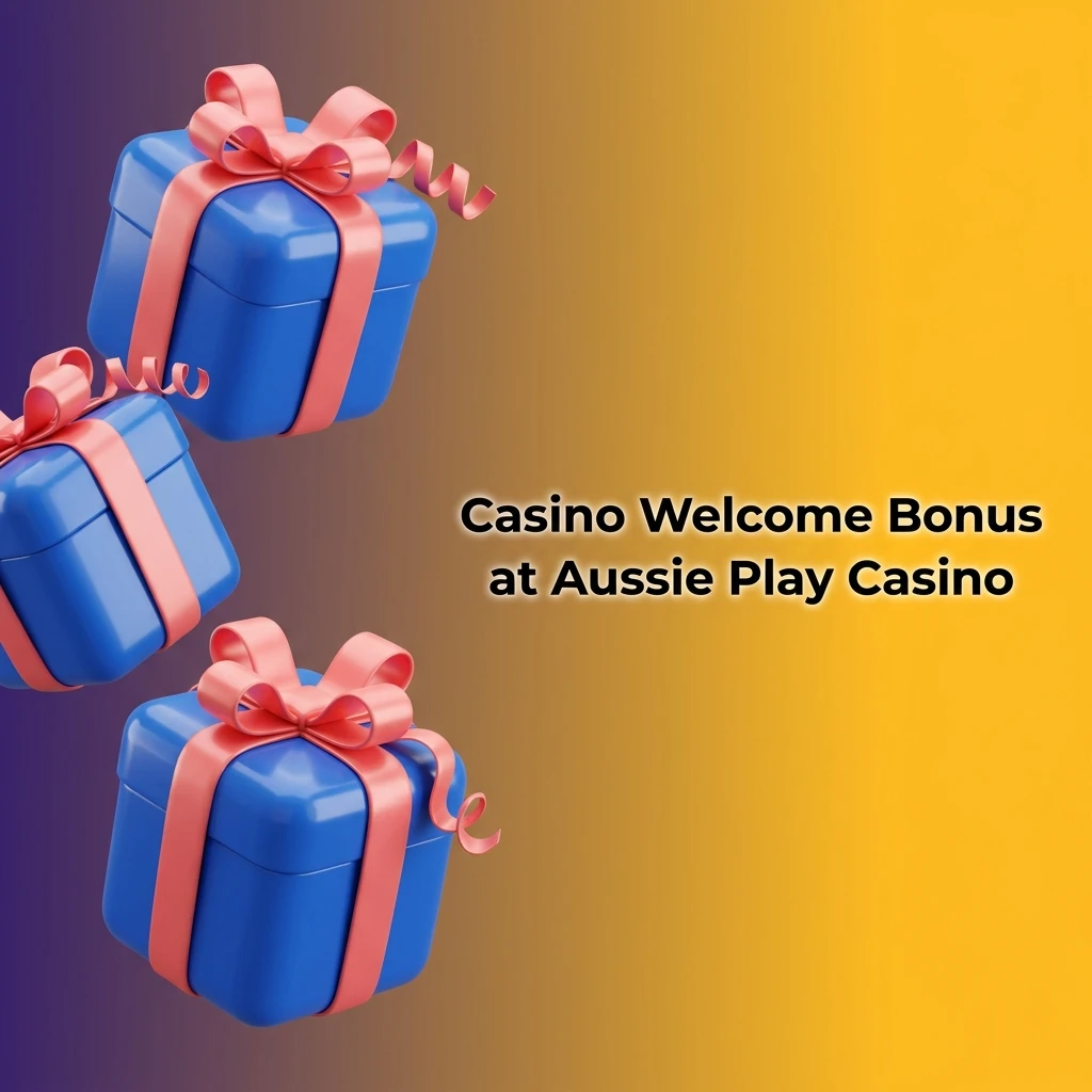 Aussie Play Casino 250% welcome bonus for slots and cards with 30x wagering requirement on first deposit