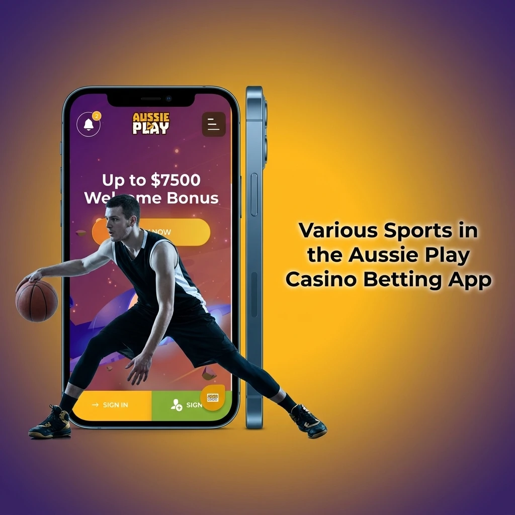 Aussie Play Casino betting app sports options including AFL, NRL, cricket, tennis, basketball, horse racing and eSports